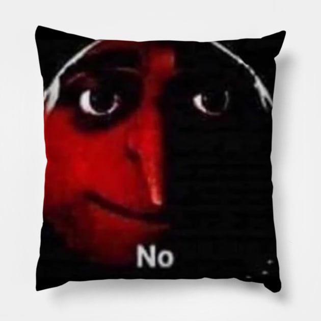 Cursed Image: Gru - Meme - Pillow