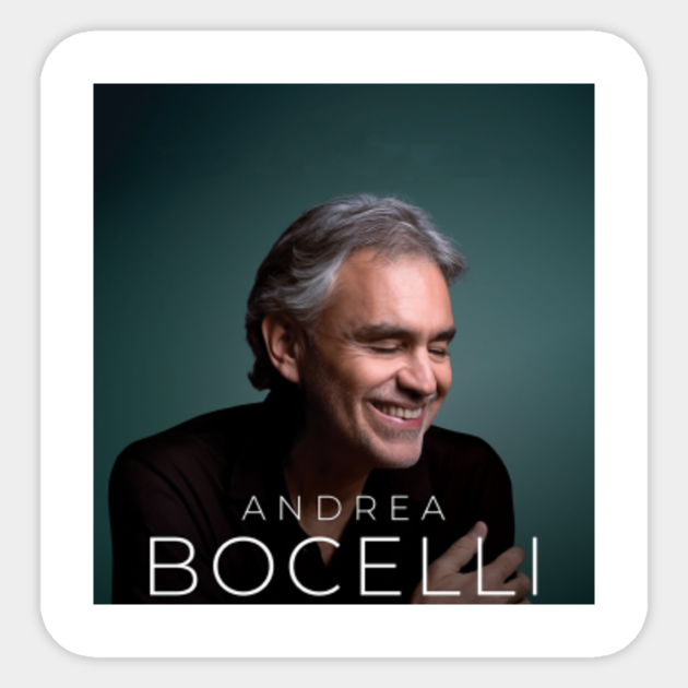 Italian Singer Andrea Bocelli Concerto Sticker Teepublic