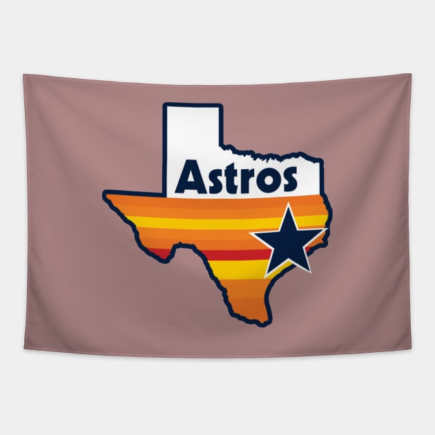 Houston Astros Strong Tapestry by alvianroberto