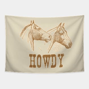 Two Horseheads Tapestry