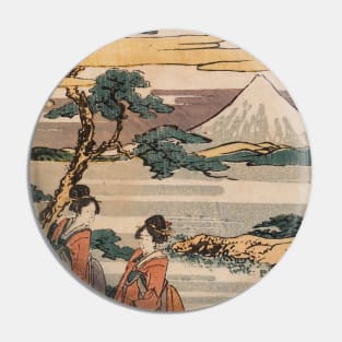 Katsushika Hokusai's art Pin