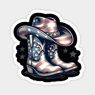 Toby Boots and Hat Magnet
