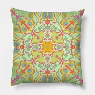 Hippie Garden Flower Pillow