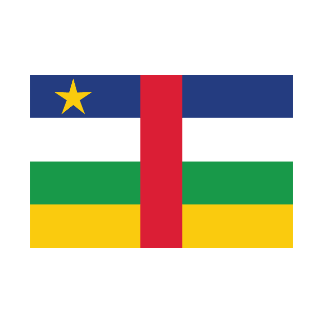 Flag of the Central African Republic by Wickedcartoons