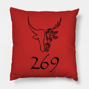 Bull Rose 269 Pillow