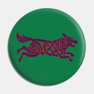 Celtic Wolf III Pin