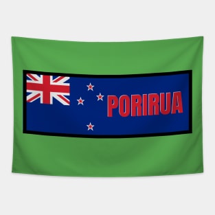 Porirua City in New Zealand Flag Tapestry