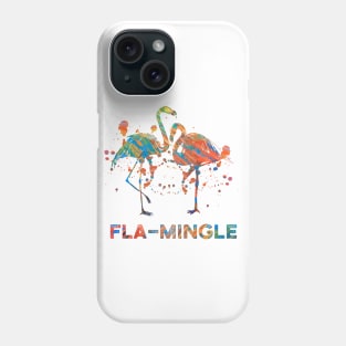 Flamingo - Fla-Mingle Phone Case