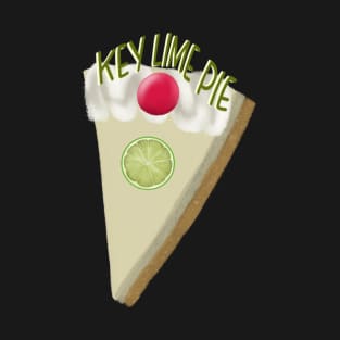 Key Lime Pie on Pink T-Shirt