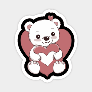 Valentine Bear Magnet