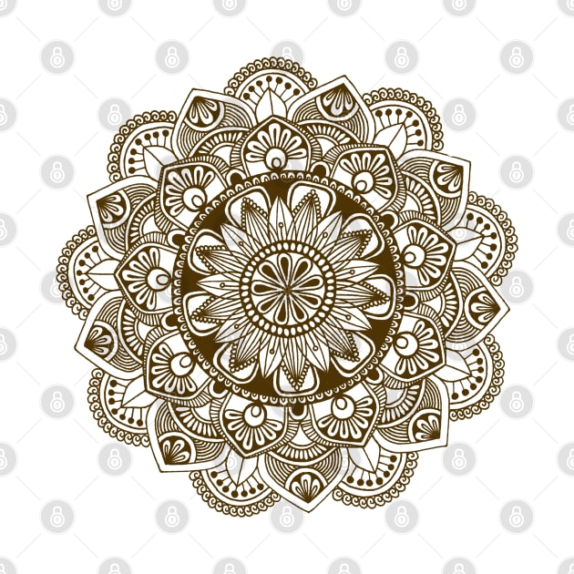 Mandala (brown) by calenbundalas