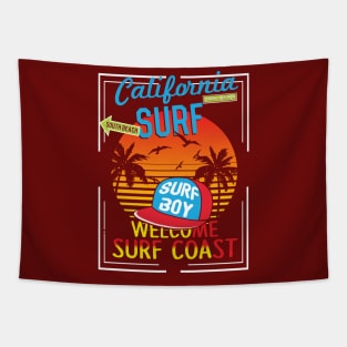 Surf coast California Tapestry