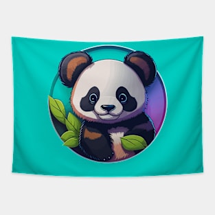 Panda Portrait Tapestry