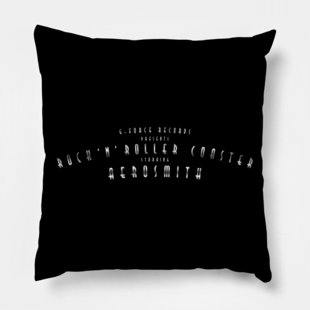Rock N Roller Coaster Logo Hollywood Studios Pillow Teepublic
