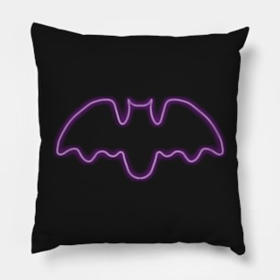 Neon Bat Pillow