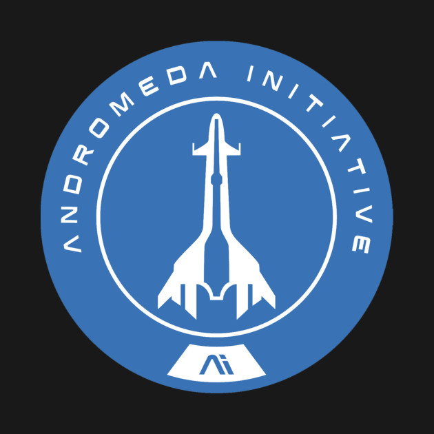 Andromeda Initiative Mass Effect Andromeda T Shirt Teepublic 