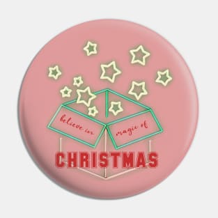 Believe in Christmas magic Pin