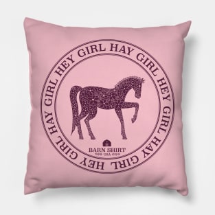 Hey Girl Hay Girl Barn Shirt USA Pillow