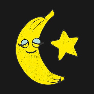 Banana Sleep Shirt Cuddle Shirt Fruits Vegetarian T-Shirt