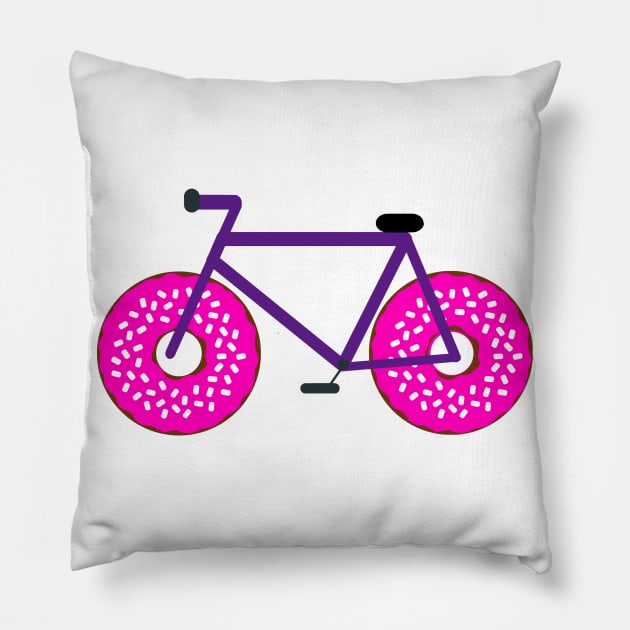 Donut Cycle Pillow by L'Appel du Vide Designs by Danielle Canonico