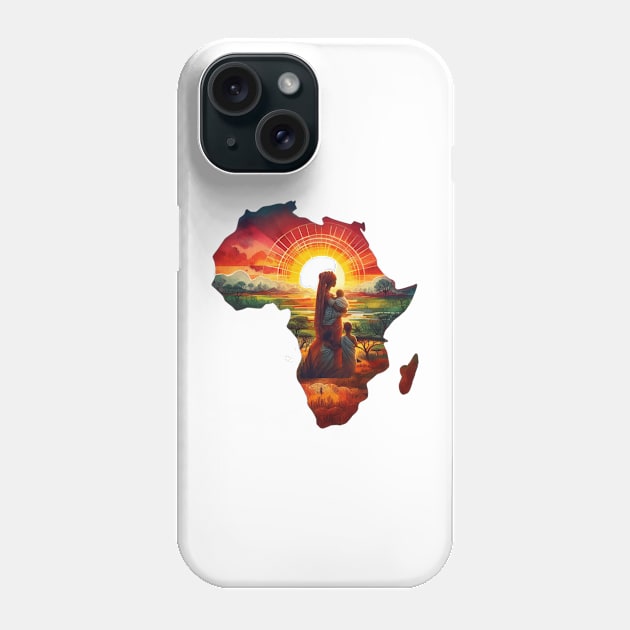 Africa Phone Case by Amharic Avenue