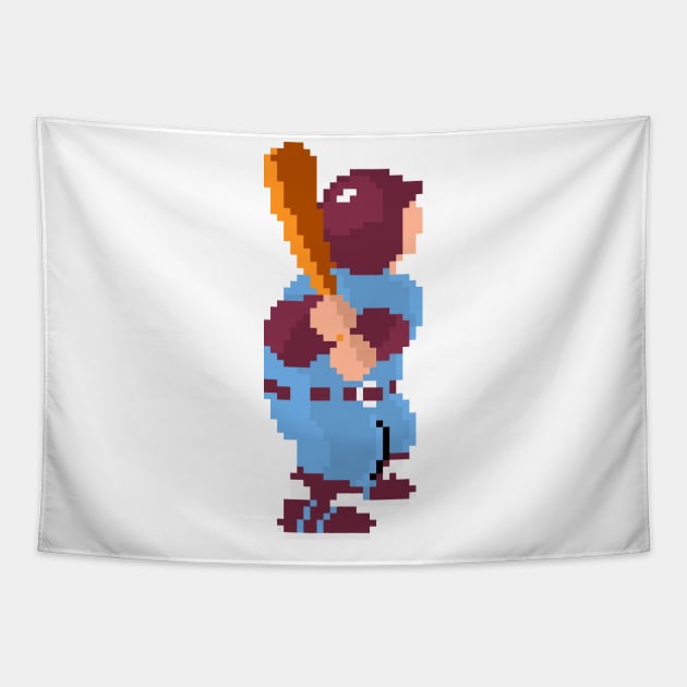 RBI Baseball Batter 16-Bit - Philadelphia Tapestry by The Pixel League