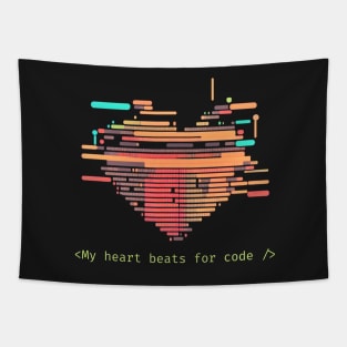 My heart beats for code - V2 Tapestry