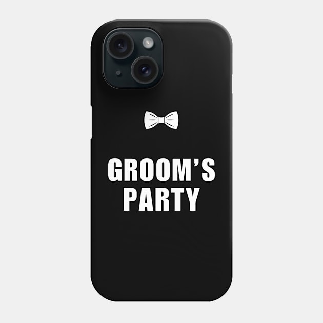 Bachelor T-Shirt Groom’s Club Bachelor Party Gift Phone Case by Mojakolane