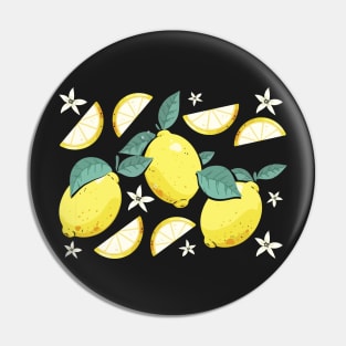 Citrus Lemons Pin