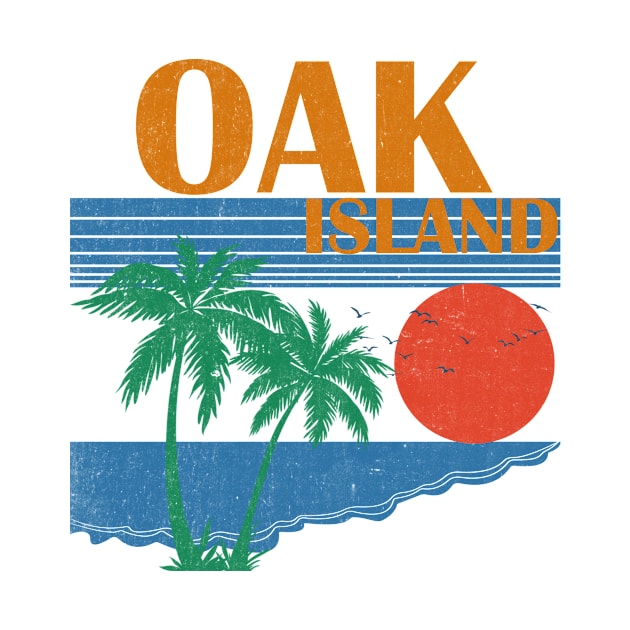 Oak Island \\ Retro Vintage Design by KianOlsen Art