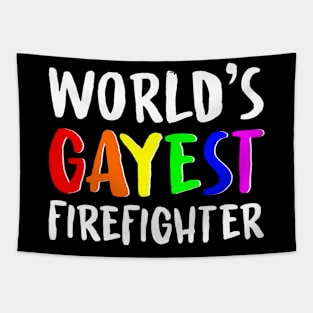 World's Gayest Firefighter  LGBT Tapestry