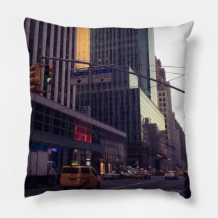 Madison Ave, Manhattan, NYC Pillow