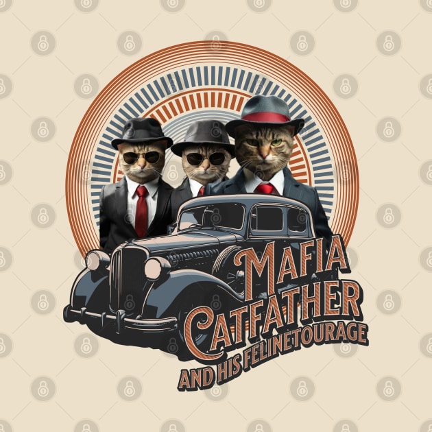 Mafia Catfather and his Felinetourage by Blended Designs