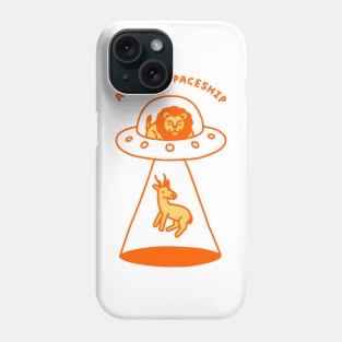 A Lion Spaceship Phone Case