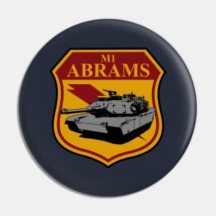 M1 Abrams Patch Pin