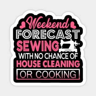 Weekend Forecast Sewing Magnet