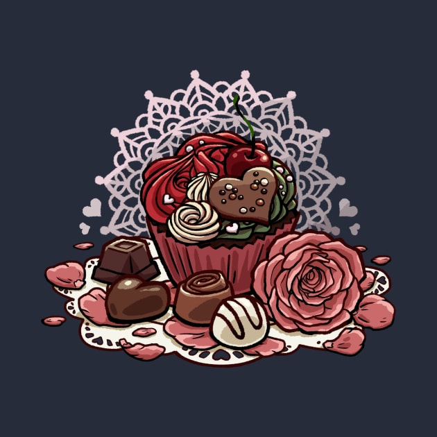 Valentine Cupcake by norinoko