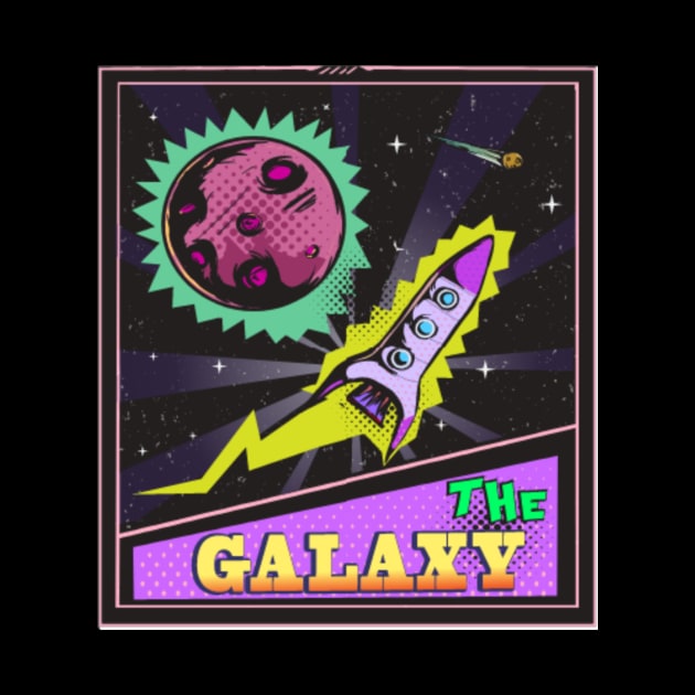 The Galaxy pop art by JB's Design Store