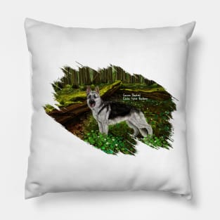 AnemalSoul - Black & Silver Saddle German Shepherd Pillow