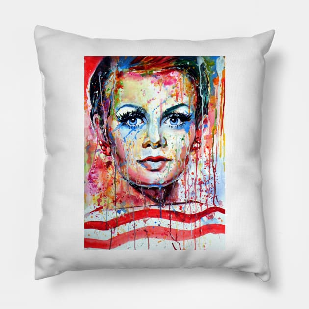 Twiggy Pillow by kovacsannabrigi