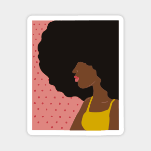 Black Girl Art Magnet