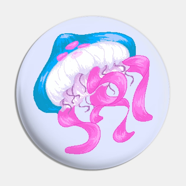 Trans Jellyfish Pin by Oh My Martyn