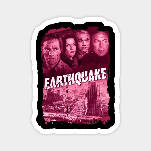 Charlton Heston A Hero in Earthquakes Magnet by GodeleineBesnard