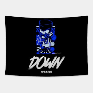 Down With Banks hip hop design Tapestry