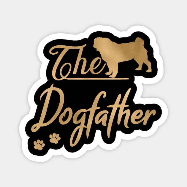 The Pug Dogfather Magnet by JollyMarten