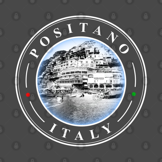 Positano Italy - circular design by AnturoDesign