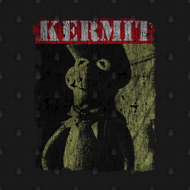 TEXTURE ART - Cowboy Kermit by ZiziVintage