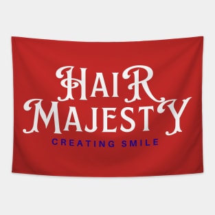 Hair majesty creating smile Tapestry