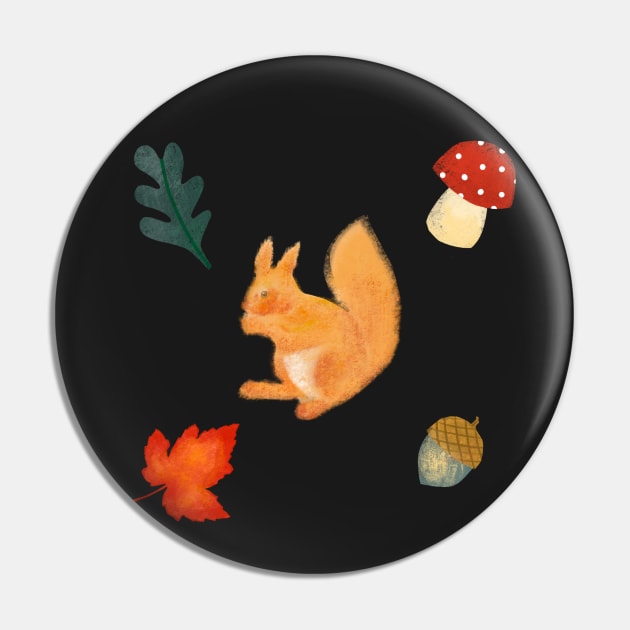 Autumn seasonal nature illustration Pin by ColorsHappiness