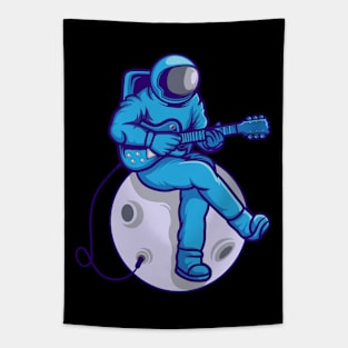 Playing Guitar on The Moon Tapestry